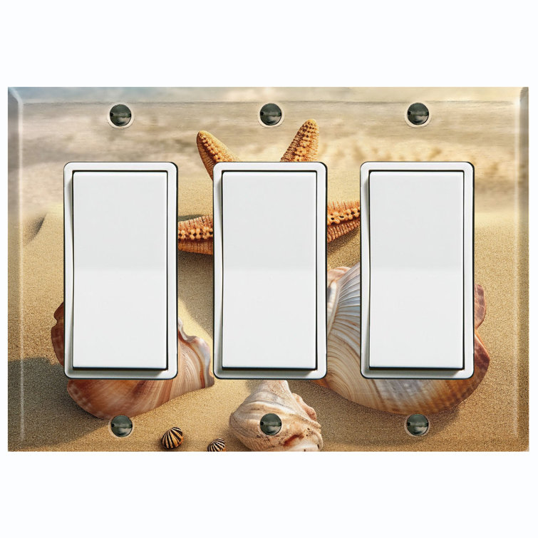 WorldAcc 3Gang Toggle Light Switch Wall Plate Wayfair Canada
